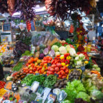 vegetables on spanish market counter