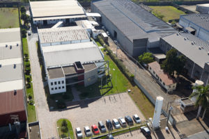 Moderna sede da Rainha Nutracêuticos com um parque industrial de 14 mil metros quadrados no município de Sumaré