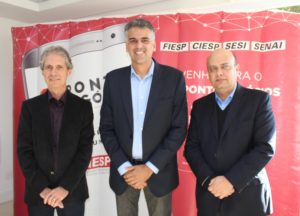 Diretores Ciesp e o Prefeito de Jaguariúna, Gustavo Reis_Crédito_Roncon&Graça Comunicações